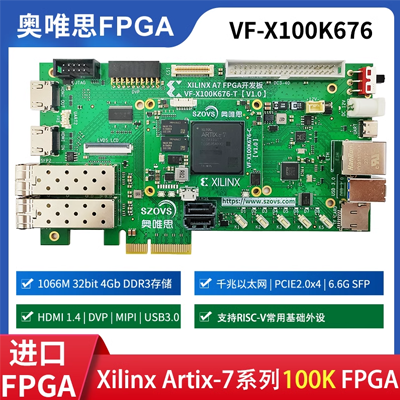 赛灵思XC7A100T FPGA开发板
